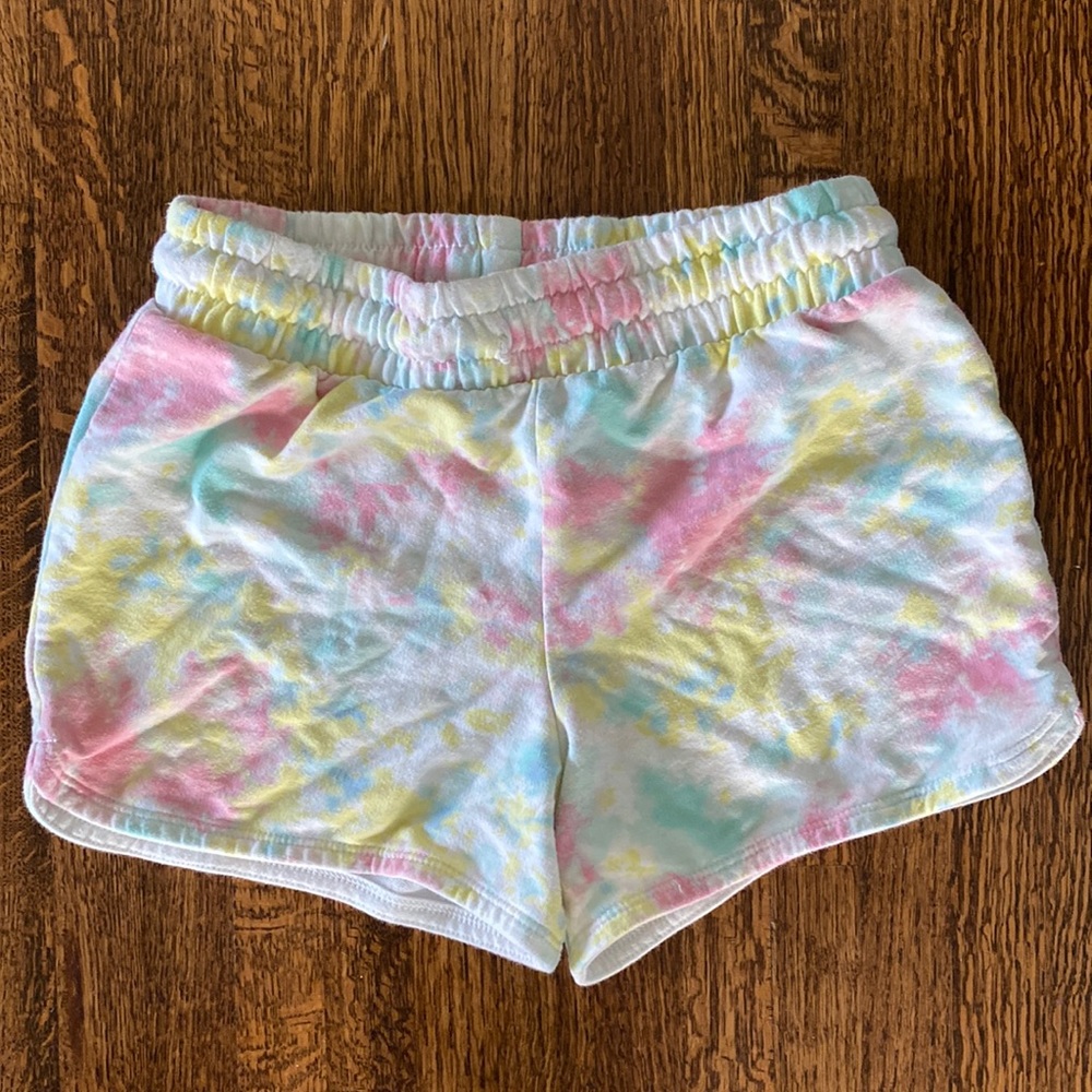 Cute Cat & Jack Girl Teen Tie Dye Sweat Shorts Size 14/16